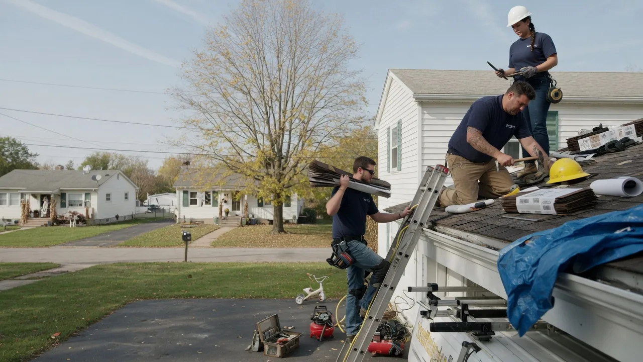 Local Roofing Contractors in Millstadt, IL near me